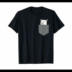Cat Getting Yelled at Meme Shirt.